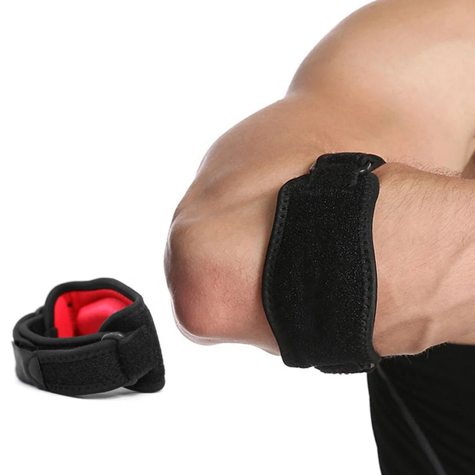 Comfortable Tennis Elbow Brace With Compression Pad Adjustable Elbow Strap
