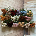 Wholesale Handmade Real Touch Artificial Rose Bouquet Faux Rose Bunch Silk Fabrication Flowers Mother's Day Wedding Home Floral