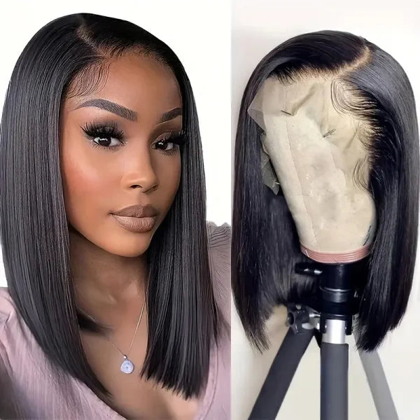 Wholesale Peruvian Short Bob Wigs Human Hair Lace Front Cheap Hd Lace Frontal Wigs for Black Women Glueless Full Hd Lace Wigs