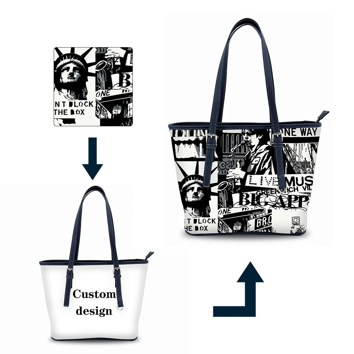 Designer 2025 New Arrivals Handbags Beautiful Ladies Handbags Multi Pockets Zippered Tote Bag Promotional