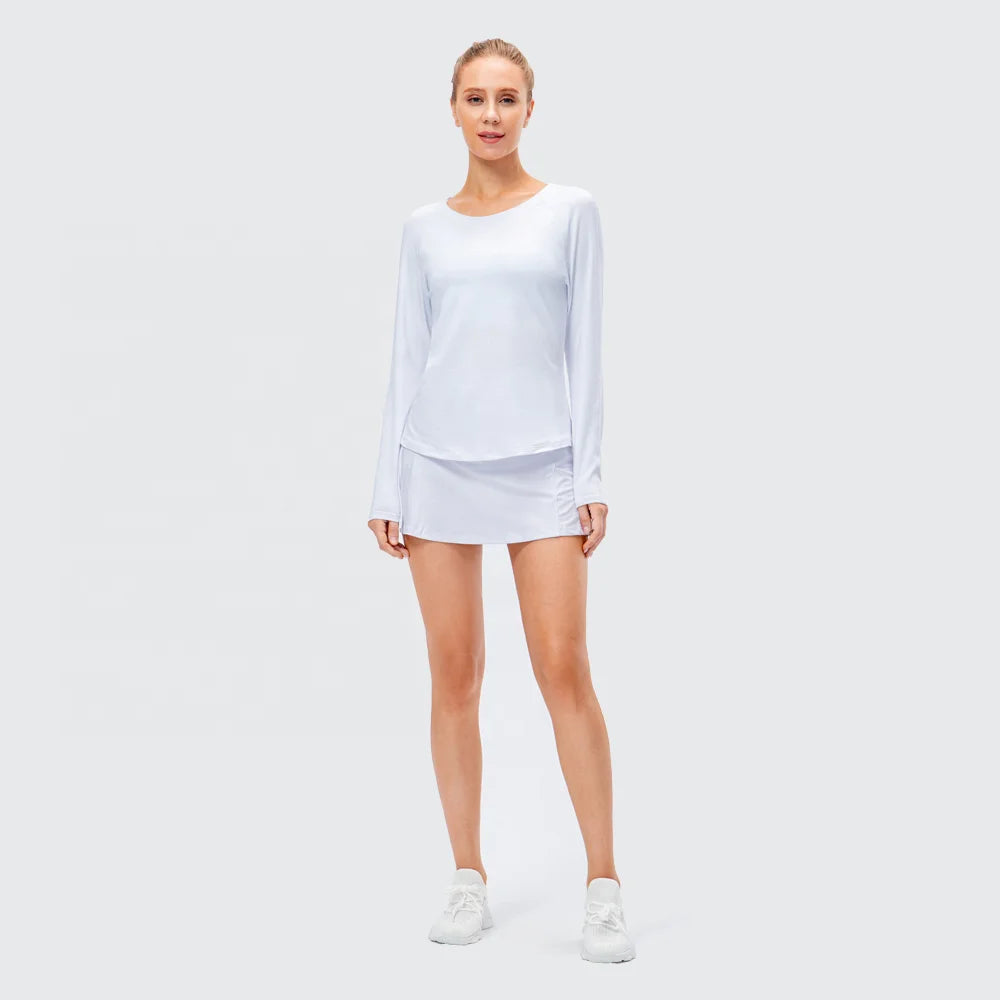 Wholesale Sportswear Comfortable High Stretch Fitness Tops Polyester Gym Wear Yoga Shirts for Women