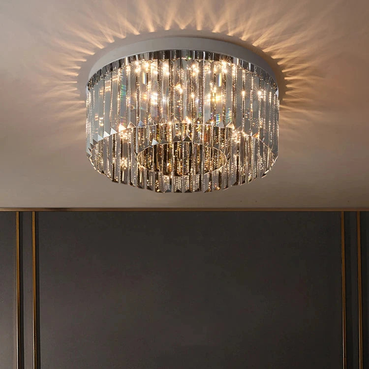 Guzhen Best Sales High Translucent Round Ring Golden Living Room House Furnishing Decor Bedroom Adjustable Light