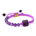 Wholesale Natural Stone Beads 7 Charka Handmade Pyramid Bracelet for Women Men