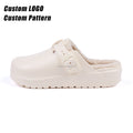 BreezeStep Solid Color Thermal Lined Slippers Slip on Soft Sole Flat Closed Toe Shoes Winter Plush Indoor Cozy Shoes