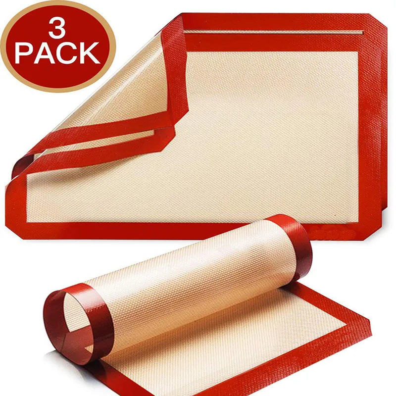 Non Stick High Temperature and Easy Clean Silicone Cooking Baking Mat for Microwave Oven