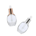 Essence Bottle Thick Bottom Shoulder Liquid Glass Dropper Bottles Flat 30ml Clear Cosmetic Serum Bottle