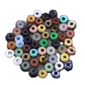 High Quality Natural Gemstone 14x8mm Large Hole Abacus Crystal Stone Beads Jewelry Making Accessory Women Party Gift Jewelry