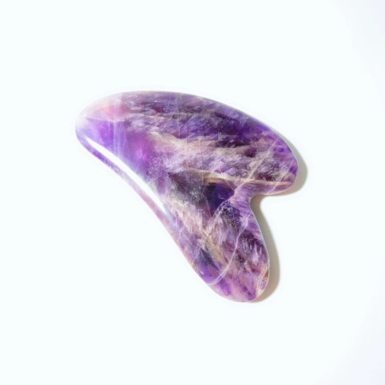 2025 100% Natural Amethyst Gua Sha Beauty Tool MegaBDM