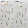 Factory Direct 304 Stainless Steel Single-Tier Swimwear Intimates Rack Living Room Suitable Metal Store Display Rack for