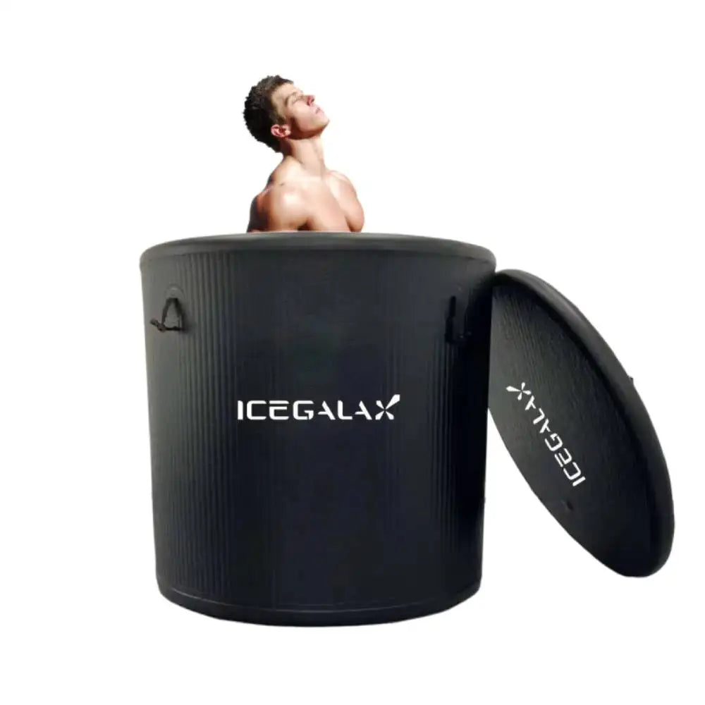 Icegalax Portable Freestanding Cold Therapy Training Tub Inflatable Drop Stitch Ice Bath Barrel Cold Plunge Tub