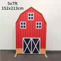X6 Barn Arch Backdrop Aluminum Backdrop Stand Customizable Cover Background for Photography Party Supplies Home Decor