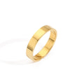 EManco European and American Punk Trend Minimal Unisize Ring Stainless Steel Platinum Fashion Accessories Wholesale Direct Sales