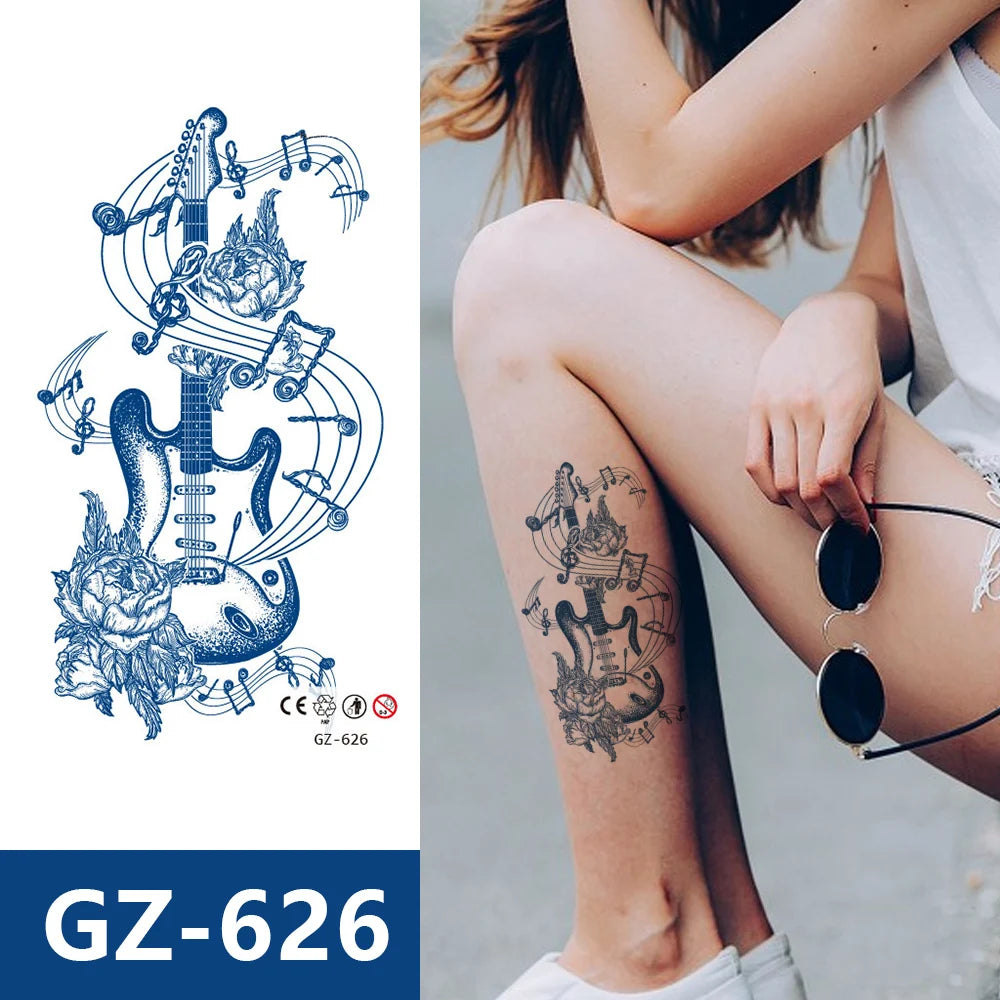 2024 Hot Selling Different Design Waterproof Temporary Arm Body Tattoo Sticker Henna Tattoo Stickers Temporary for Woman