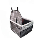 Portable Foldable Pet Dog Car Seat Carrier Bag Nylon Frame with Seat Belt