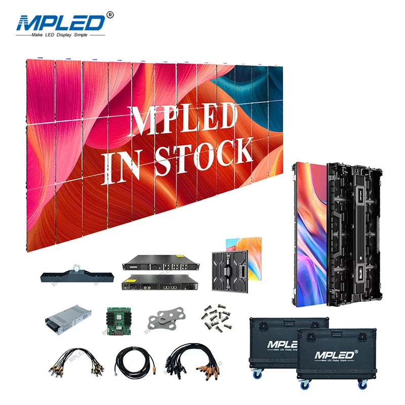 MPLED Full Color Quick Installation P3.91 Indoor Led Screen 500x500 500x1000 Led Video Wall Panel for Wayfinding and Education