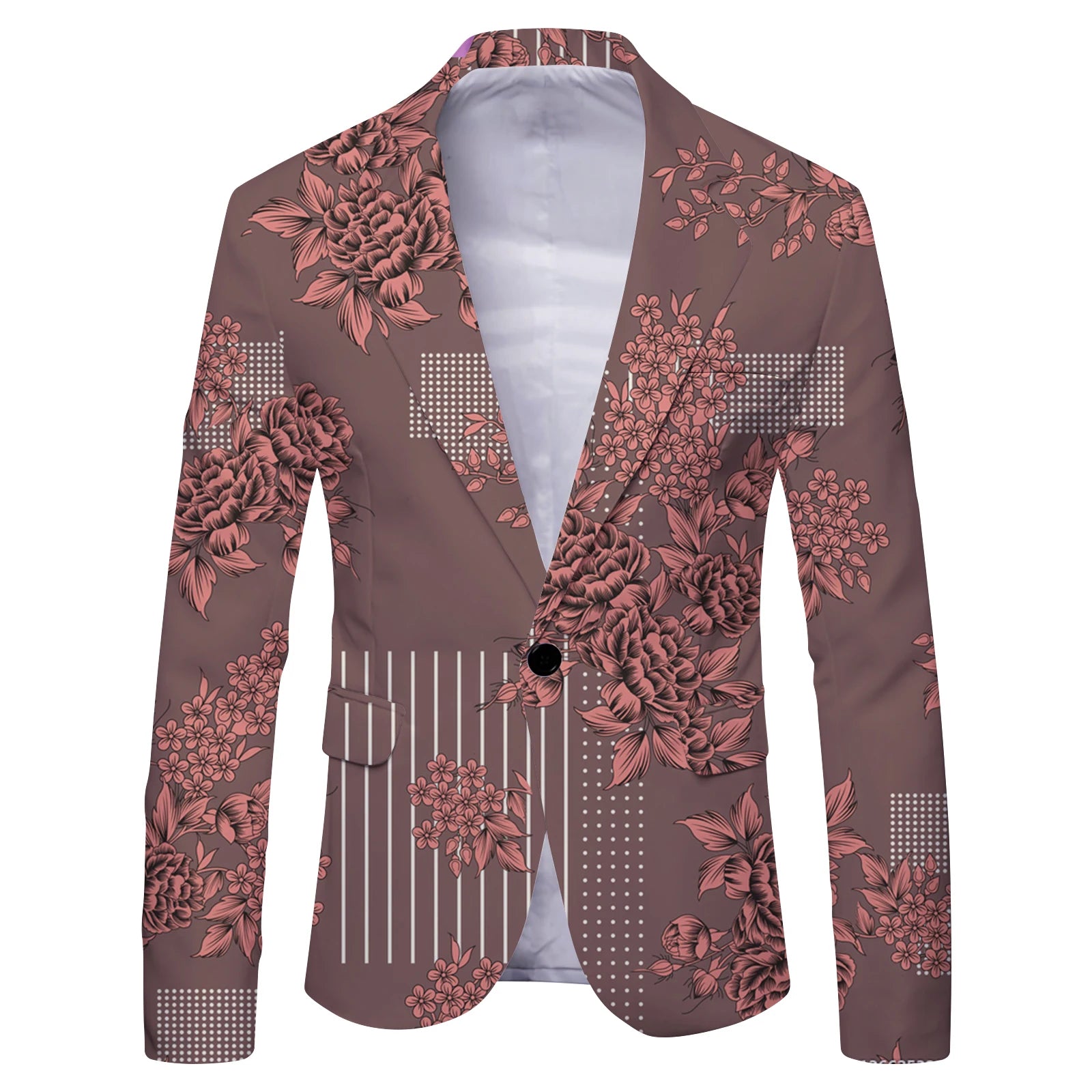 New Fashion Spring and Autumn Casual Men Blazer Male Slim Single-Breasted Suit Men's Jacket Blazer Suit Costumes Hommes