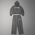 Men Clothes Manufacturer Puff Print Oversized Custom Hoodie and Sweatpants Jogger Sweat Pants Set Unisex Men'S Baggy Tracksuit
