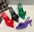 Fashion Fancy Sandals for Girls Woman Latest Design High Heel slippers with Bow for Ladies