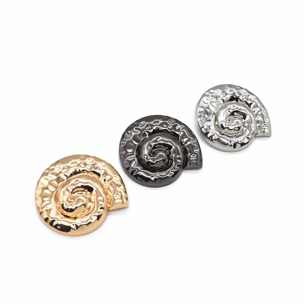 Hot Selling Zinc Alloy Conch Design Swimsuit Buckle Water Resistance Bikini Accessories