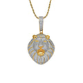 CN305 Bling Bling Brass CZ Pendants Iced Out Hip Hop Pendent Necklace Iced Out