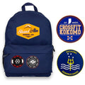 Factory 3d Pvc logo Label Soft Rubber Waterproof School Bag logo Backpack Country Patches