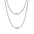 1mm Snake Chain 925 Sterling Silver Chains 40+5cm 45+5cm Length Wholesale Silver Chains Necklace