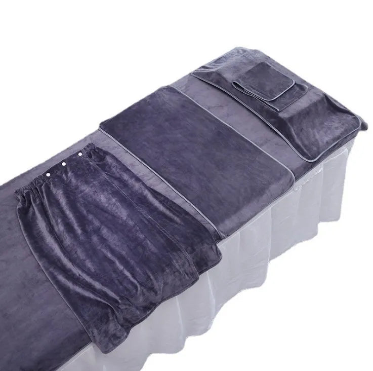 Customize Microfiber Towel Five Sets ( Chest Towel Headband Pillow Cover Bath Skirt  Bed Sheet for Spa Beauty Salon Beauty Care