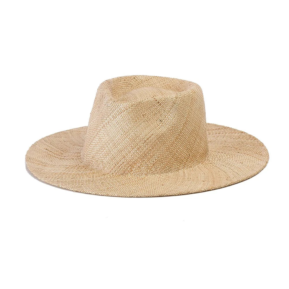 Custom Multiple Size Luxury Wide Brim Sombrero Fedora Panama Hats Men Straw Hat for Men Summer Outdoor Beach ANTI UV Sun Proof