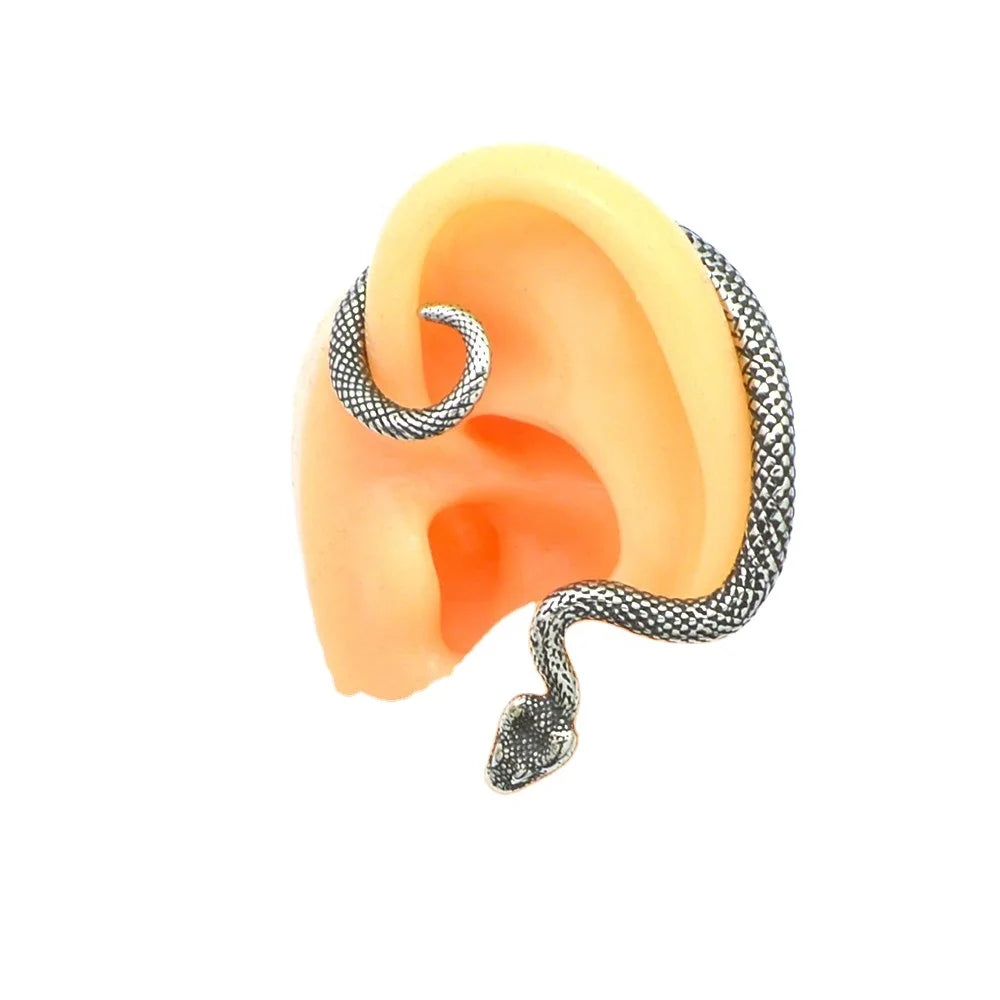 316l Stainless Steel Earrings Snake Shape Hanging Ear Hook Earring
