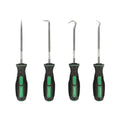 KAFUWELL ZL4001 4pc Professiinal Small Interchangeable Hook Pick Tool Set With Non-slip Grips for Vehicle Auto Repair