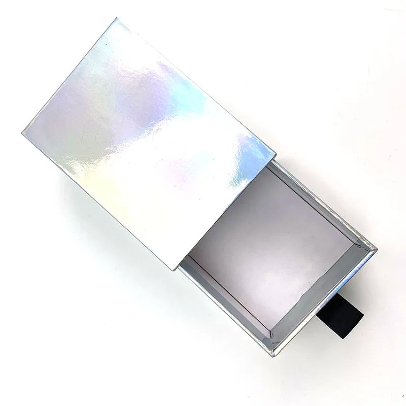 Eco Friendly Pull Tab Gift Box Rigid Sliding Sleeve Jewelry Packaging Box Custom Printing Pull Out Drawer Box