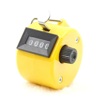 Multicolor Hand Tally Counter 4 Digit Tally Counter Mechanical Finger Click Counter for Row People