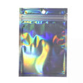 Design Logo Resealable Seal Foil Plastic Smell Proof 3.5 Custom Lock Packaging Pouch Zipper Ziplock Zip Holographic Mylar Bags