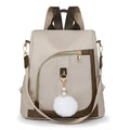 Import Purple Young Feminine Fashionable Small Nylon Printed Backpacks for Woman