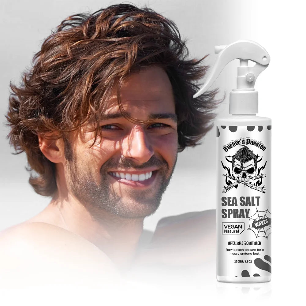 20years Barberpassion Factory Vegan Texturizing Beach Wave Hair Volumizng Holding Sea Salt Matte Mist Spray for Men