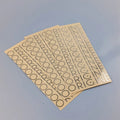 Transfer sticker logo custom vinyl uv gold foil metal nickel transfer sticker