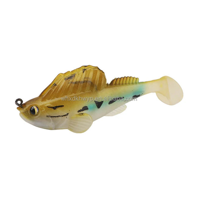 MISTER LURE Covered Lead Fish Anti-hanging Bottom Mandarin Fish Blackfish Catfish Lure Soft Bait