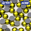 VDD 021 Olivine ACME Top Quality Hot-Fix Glass Rhinestones Crystal Flatback StrassStones for Garment Wedding Dress