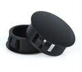 5mm-50mm Cheap Nylon Plastic Black Domed Head Hole Plugs Round Snap Panel Caps Covers