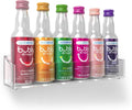 Acrylic Holder for Soda Stream Countertop Wall Mount Flavor Organizer Displays 6 Bottles Kitchen Store Rack