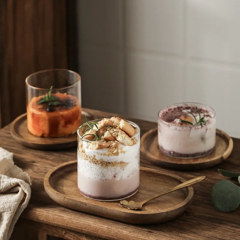 Oven Safe Yogurt Pudding Bowl Baking Cup Mug Glass