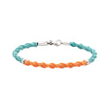 Handmade Colorful Woven Cord Women's Bracelet Custom Logo Couple Accessory Fashionable Beaded Bangles