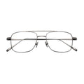 High Quality Vintage Unisex Full Rim Metal Frame Eyeglasses with Double Bridge Oval Style Diamond Face Shape Durable Lightweight