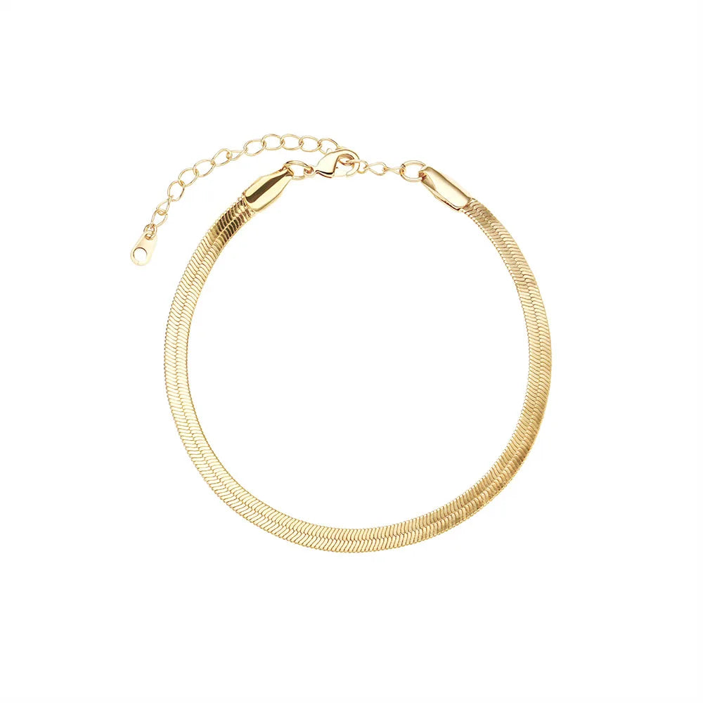 FOXI Fine Jewelry Sterling Silver Zircon Bracelet Fashion Silver 925 Snake Bracelet for Women