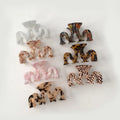 Factory Wholesale Wavy Hollow Hair Clip New Korean Style Acetate Women's Hair Claw