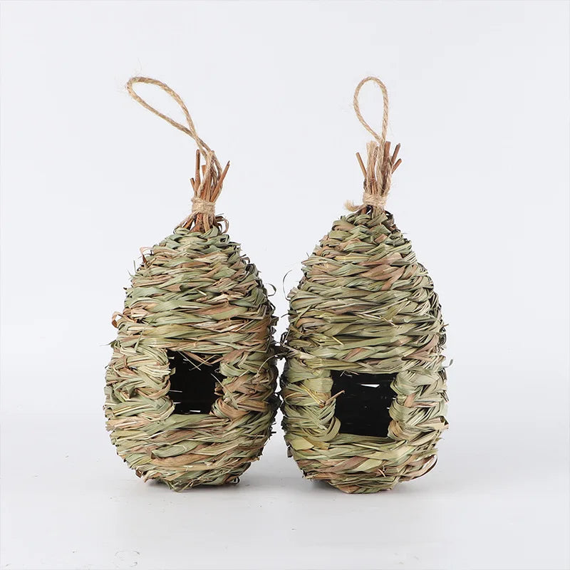 Garden  Decor Cheap Outside  Roosting  Grass Bird House