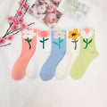 2024 New Customize Women Thick Cotton Socks Ankle Foot Wear Wholesale Ladies Bright Colors Spring Socks for Girl and Women