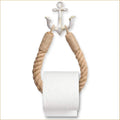 Bathroom Decord Nautical Rope Towel Ring Toilet Paper Holder with Metal Hook