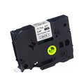 Tze Heat Shrink Tube Label Tape Compatible Hse 231 Hse-231 Black on White 12mm*1.5m Label Maker P Touch Tape