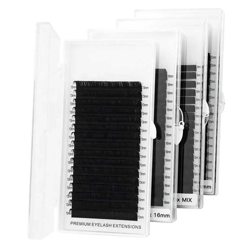 Song Lashes Hot Sale Super Soft Lash Extensions Silk Synthetic Fiber Lashes Own Brand Eyelash